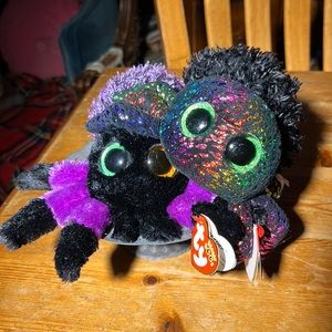 Ty Beanie Boos Spiders - Creeper and Leggz